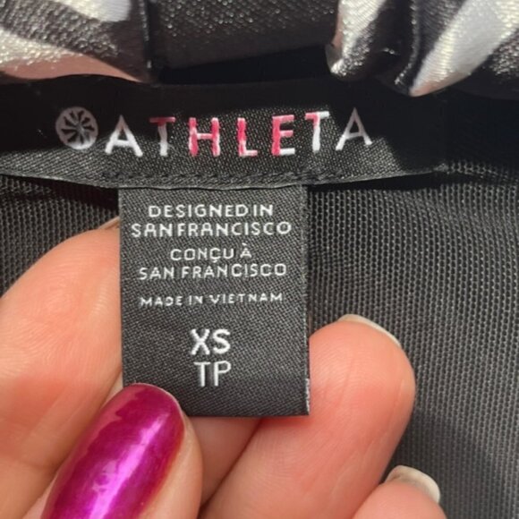 ATHLETA NWT Women's Delancey Dress Black Knit Fully Lined Mock Neck XS MSRP $159 - Picture 9 of 16